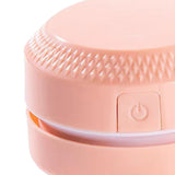 Maxbell Portable Table Dust Vaccum Cleaner Dust Sweeper for Computer PC Laptop Pink