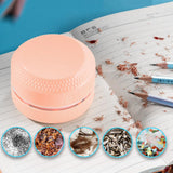 Maxbell Portable Table Dust Vaccum Cleaner Dust Sweeper for Computer PC Laptop Pink