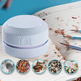 Maxbell Portable Table Dust Vaccum Cleaner Dust Sweeper for Computer PC Laptop Blue
