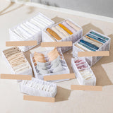 Maxbell Clothes Storage Boxes with Compartments for Clothing Storage Underwear S
