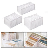 Maxbell Clothes Storage Boxes with Compartments for Clothing Storage Underwear S