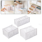 Maxbell Clothes Storage Boxes with Compartments for Clothing Storage Underwear S