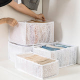 Maxbell Clothes Storage Boxes with Compartments for Clothing Storage Underwear M