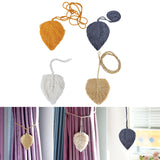 Maxbell Curtain Tiebacks Decoration Bohemian Handmade for Living Room Yellow