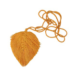 Maxbell Curtain Tiebacks Decoration Bohemian Handmade for Living Room Yellow