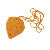 Maxbell Curtain Tiebacks Decoration Bohemian Handmade for Living Room Yellow