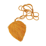 Maxbell Curtain Tiebacks Decoration Bohemian Handmade for Living Room Yellow