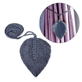 Maxbell Curtain Tiebacks Decoration Bohemian Handmade for Living Room Gray