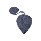 Maxbell Curtain Tiebacks Decoration Bohemian Handmade for Living Room Gray