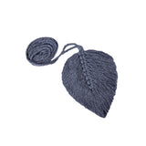 Maxbell Curtain Tiebacks Decoration Bohemian Handmade for Living Room Gray