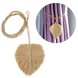 Maxbell Curtain Tiebacks Decoration Bohemian Handmade for Living Room Brown