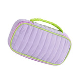 Maxbell Portable Makeup Bag Cosmetic Bag with Handle Sundries Storage Bag Purple