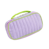 Maxbell Portable Makeup Bag Cosmetic Bag with Handle Sundries Storage Bag Purple