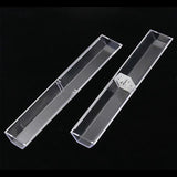 Maxbell Makeup Storage Box Professional Transparent Portable Compact for Travel Home triangle