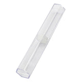 Maxbell Makeup Storage Box Professional Transparent Portable Compact for Travel Home Hexagon