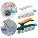 Maxbell Bathroom Cleaning Brushes Heavy Duty Grout Cleaner Brushes for Bathroom White