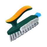 Maxbell Bathroom Cleaning Brushes Heavy Duty Grout Cleaner Brushes for Bathroom Green