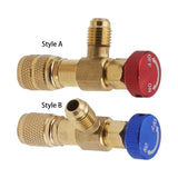 Maxbell Connector Air Conditioning Refrigerant Safety Valve On Off Valve Liquid Adapter Style A