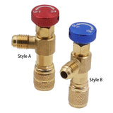 Maxbell Connector Air Conditioning Refrigerant Safety Valve On Off Valve Liquid Adapter Style A