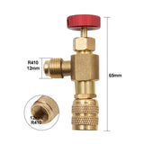 Maxbell Connector Air Conditioning Refrigerant Safety Valve On Off Valve Liquid Adapter Style A