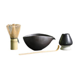 Maxbell 4x Japanese Matcha Whisk Set with Ceramic Bowl Multifunction for Ceremony A