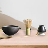 Maxbell 4x Japanese Matcha Whisk Set with Ceramic Bowl Multifunction for Ceremony A