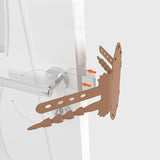 Maxbell Flexible Door Closing Cushion Mute Soft Prevent Door Close Impact, for Home Coffee