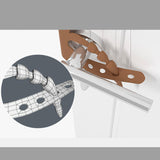 Maxbell Flexible Door Closing Cushion Mute Soft Prevent Door Close Impact, for Home Beige