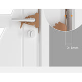 Maxbell Flexible Door Closing Cushion Mute Soft Prevent Door Close Impact, for Home Beige