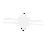 Maxbell Flexible Door Closing Cushion Mute Soft Prevent Door Close Impact, for Home White