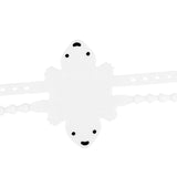 Maxbell Flexible Door Closing Cushion Mute Soft Prevent Door Close Impact, for Home White