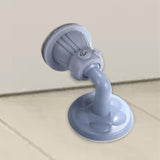 Maxbell Door Stop Doorstops Floor Mount Wall Protector for Office Home Bathroom Bent Blue