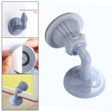 Maxbell Door Stop Doorstops Floor Mount Wall Protector for Office Home Bathroom Bent Blue