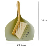Maxbell Mini Cleaning Broom Brush Set Small Reuse for Office Counter Table Kitchen Style B