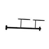 Maxbell Wall Mounted Hat Rack Display Rack Hooks for Home Living Room Decoration Black