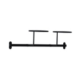 Maxbell Wall Mounted Hat Rack Display Rack Hooks for Home Living Room Decoration Black