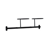 Maxbell Wall Mounted Hat Rack Display Rack Hooks for Home Living Room Decoration Black