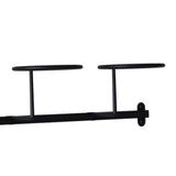 Maxbell Wall Mounted Hat Rack Display Rack Hooks for Home Living Room Decoration Black