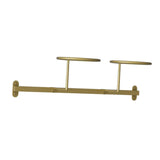 Maxbell Wall Mounted Hat Rack Display Rack Hooks for Home Living Room Decoration Gold