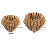 Maxbell 50Pcs Coffee Filter Paper Basket Filters Paper for Coffee Machine L