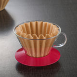 Maxbell 50Pcs Coffee Filter Paper Basket Filters Paper for Coffee Machine L