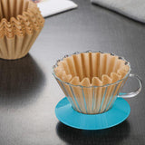 Maxbell 50Pcs Coffee Filter Paper Basket Filters Paper for Coffee Machine L