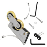 Maxbell Double Wheel Pulley Rustproof Sliding Window Roller for window Style C