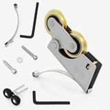 Maxbell Double Wheel Pulley Rustproof Sliding Window Roller for window Style C