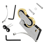 Maxbell Double Wheel Pulley Rustproof Sliding Window Roller for window Style D