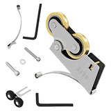 Maxbell Double Wheel Pulley Rustproof Sliding Window Roller for window Style D