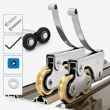 Maxbell Double Wheel Pulley Rustproof Sliding Window Roller for window Style D