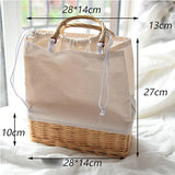 Maxbell Handmade Women Tote Bag Woven Bag Handbag for Party Gifts