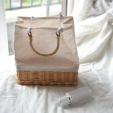 Maxbell Handmade Women Tote Bag Woven Bag Handbag for Party Gifts