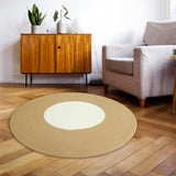 Maxbell Hand Woven Rug Bedroom Carpets Handmade 45cm for Farmhouse Kitchen Bedside